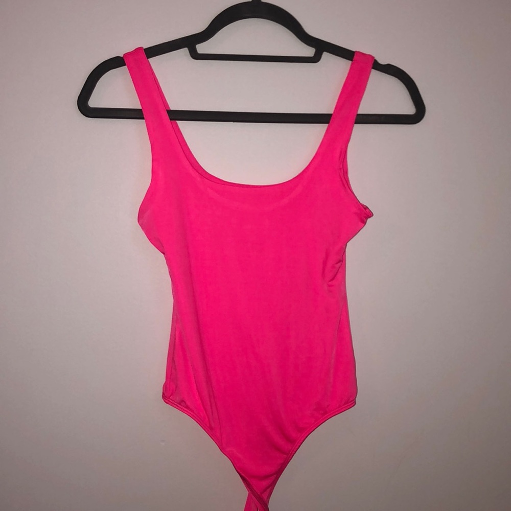 Neon Pink Body Suit